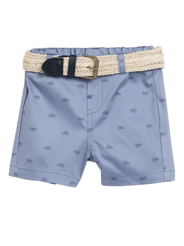 Boys Medium Light Blue Short Woven Trouser image number 0